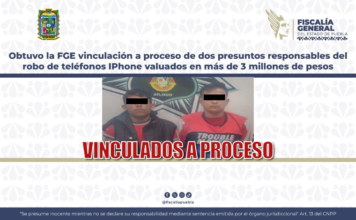 Vinculan a proceso a dos hombres por robo de 98 teléfonos en Atlixco