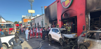 Procesan a seis personas por incendio en tienda de Hermosillo