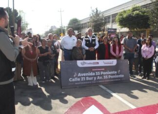 Pepe Chedraui rehabilita circuito vial de la 33 Poniente-21 Sur-35 Poniente