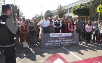Pepe Chedraui rehabilita circuito vial de la 33 Poniente-21 Sur-35 Poniente