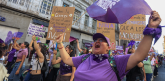 Habrá hidratación y sanitarios en movilizaciones del 8M en Puebla