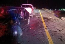 Choque frontal deja cuatro personas heridas en la carretera Grajales-Nopalucan