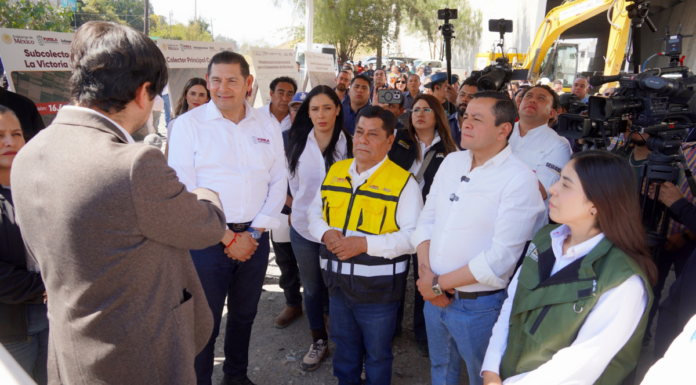 Texmelucan supervisa construcción de colectores para rescatar el río Atoyac