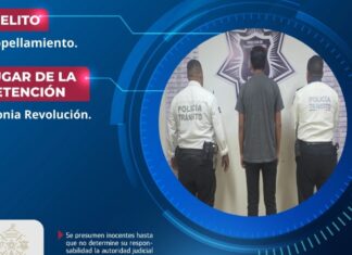 Detienen a menor motociclista por atropellar a adulta mayor en Atlixco