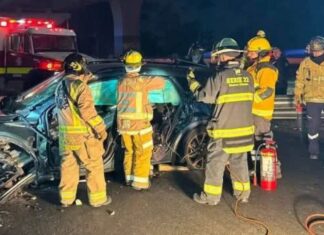 Conductor de auto deportivo muere por choque en la México-Puebla