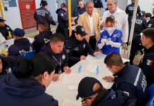 Policías de Puebla realizan pruebas médicas, toxicológicas y psicológicas