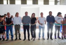 Texmelucan inaugura baños en Unidad Deportiva Ángeles Blancos