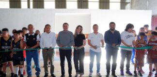 Texmelucan inaugura baños en Unidad Deportiva Ángeles Blancos