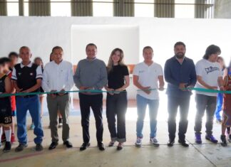Texmelucan inaugura baños en Unidad Deportiva Ángeles Blancos