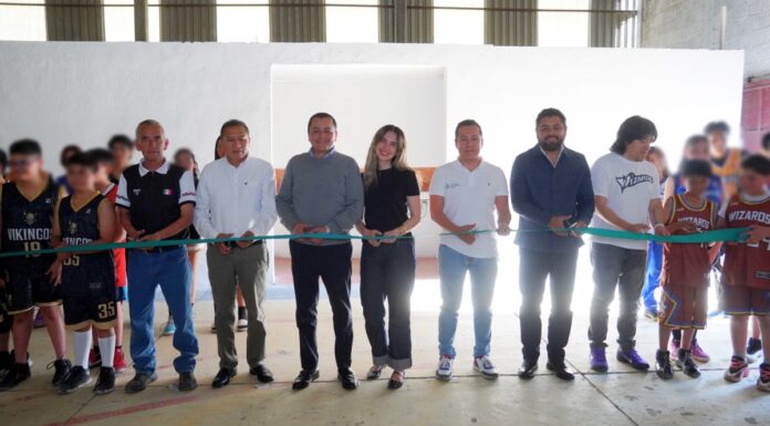 Texmelucan inaugura baños en Unidad Deportiva Ángeles Blancos