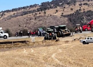 Agricultores bloquean la México-Veracruz y el Arco Norte