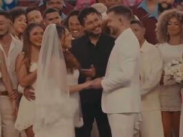 Fue real la boda en espectáculo de Bad Bunny en el Super Bowl
