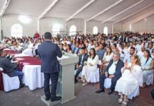 Omar Muñoz encabeza ceremonia de 50 matrimonios colectivos en Cuautlancingo