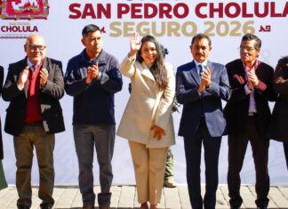 Conmemoran Día de la Bandera y arranca Operativo “San Pedro Cholula Seguro”