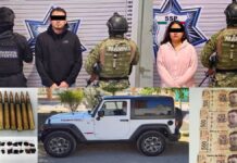 Cae pareja presuntamente ligada a extorsión y amenazas en Puebla