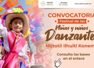 Lanzan convocatoria para festival infantil de danzantes en Atlixco