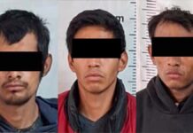 Detienen a tres hombres por robar cable de telefonía en Cuautlancingo