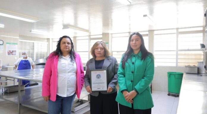 Penales de Puebla obtienen Distintivo “H” por higiene en alimentos