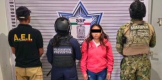 Detienen a presunta extorsionadora en colonia Villa Guadalupe