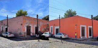 Puebla capital mejora 42 fachadas de casonas en Barrio de El Alto