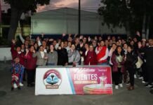 Realizan mantenimiento integral de la fuente del Parque de Santa Anita