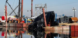 Descartan afectaciones por grúa caída en Lago de Valsequillo