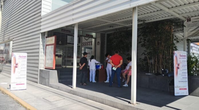 ISSSTE aplicará vacunas contra sarampión durante 10 fines de semana en Puebla