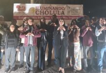 San Pedro Cholula moderniza luminarias aledañas a la Zona Arqueológica