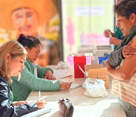Texmelucan realiza jornada gratuita de vacunación contra sarampión