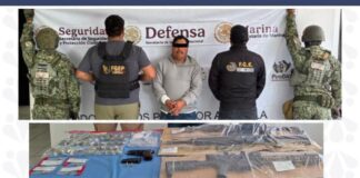 Detienen a hombre que disparó contra agentes durante cateo en Puebla