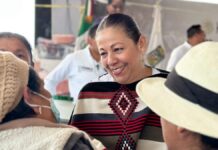 Construyen muro de contención para lluvias en Zoyatitla