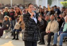 Laura Artemisa entrega escuela rehabilitada en Ciénega Larga