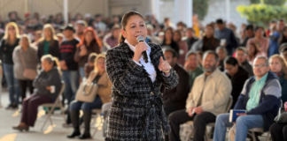 Laura Artemisa entrega escuela rehabilitada en Ciénega Larga