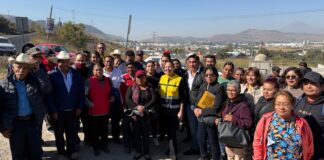 Laura Artemisa anuncia construcción de caja de agua en Chignahuapan