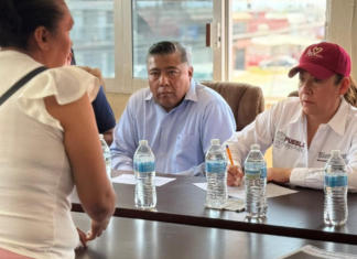 Laura Artemisa realiza asamblea comunitaria en San Aparicio