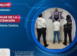 Menor con motoneta es detenido por impactar a peatones en Atlixco