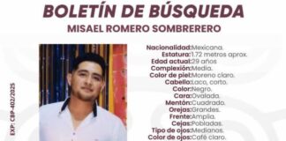 Exigen mantener búsqueda de Misael Romero, desaparecido por grupo criminal