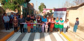 Tonantzin Fernández entrega pavimentación de 4 Norte en San Juan Tlautla