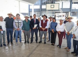 Cuautlancingo entrega trabajos de mantenimiento en Primaria Miguel Hidalgo