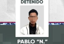 Detienen a presunto ladrón en colonia Constitución Mexicana