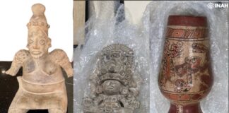 Portugal restituye a México tres piezas arqueológicas prehispánicas