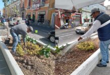 Ayuntamiento de Puebla realiza mantenimiento integral en Plazuela Sor Juana