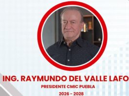 Alejandro Del Valle gana presidencia de la CMIC Puebla