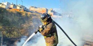 Policía Estatal rescata a familia de incendio en colonia Roma