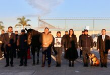 Con honores se retiran elementos de Policía Montada y Unidad Canina en San Andrés Cholula