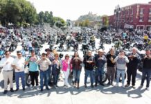 Participan más de 3 mil bikers en Mega Rodada con Causa en San Pedro Cholula