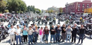 Participan más de 3 mil bikers en Mega Rodada con Causa en San Pedro Cholula