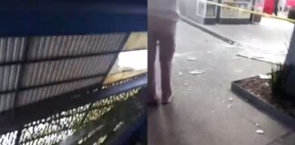 Remolino colapsa techo de cristal en plaza comercial de Bosques de San Sebastián