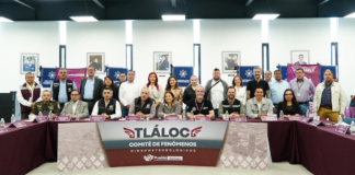 Comité Tláloc fortalece prevención de riesgos hidrometeorológicos