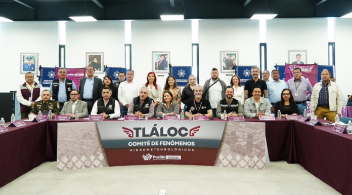 Comité Tláloc fortalece prevención de riesgos hidrometeorológicos